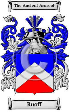 Ruoff Family Crest/Coat of Arms