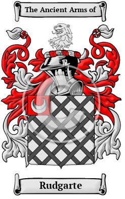 Rudgarte Family Crest/Coat of Arms