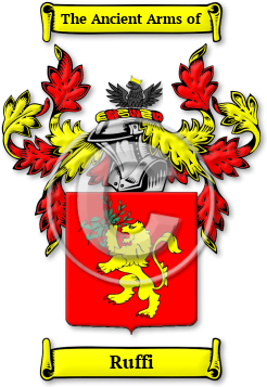 Ruffi Family Crest Download (jpg) Legacy Series - 150 DPI