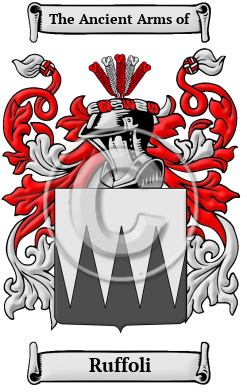 Ruffoli Family Crest/Coat of Arms