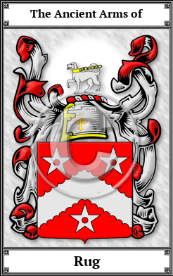 Rug Family Crest Download (JPG) Book Plated - 600 DPI