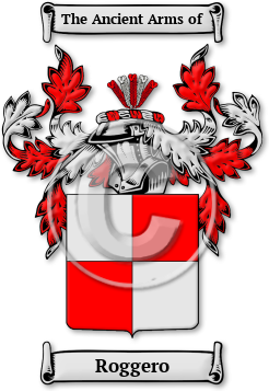 Roggero Family Crest Download (jpg) Legacy Series - 150 DPI