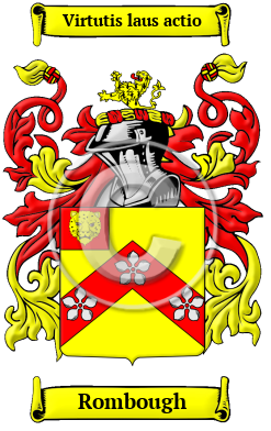 Rombough Family Crest/Coat of Arms