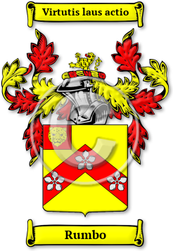 Rumbo Family Crest Download (jpg) Legacy Series - 150 DPI