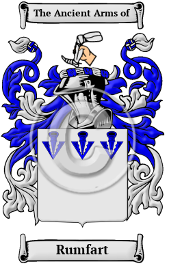 Rumfart Family Crest/Coat of Arms