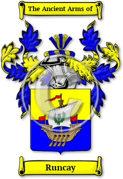 Runcay Family Crest Download (jpg) Legacy Series - 150 DPI