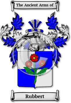 Rubbert Family Crest Download (jpg) Legacy Series - 150 DPI