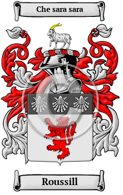 Roussill Family Crest/Coat of Arms