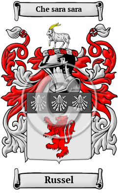 Russel Family Crest/Coat of Arms