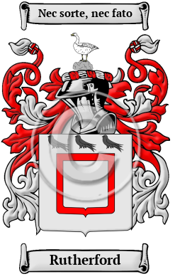 Rutherford Family Crest/Coat of Arms