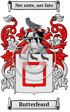 Rutterfeard Family Crest/Coat of Arms