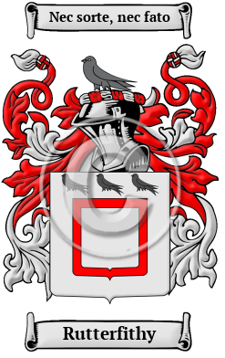 Rutterfithy Family Crest/Coat of Arms