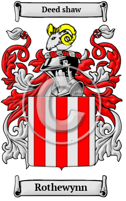 Rothewynn Family Crest/Coat of Arms