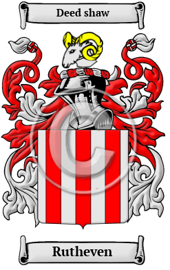 Rutheven Family Crest/Coat of Arms