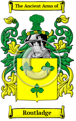 Routladge Family Crest/Coat of Arms