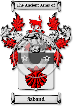 Saband Family Crest Download (JPG) Legacy Series - 600 DPI
