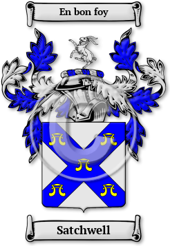 Satchwell Family Crest Download (jpg) Legacy Series - 150 DPI