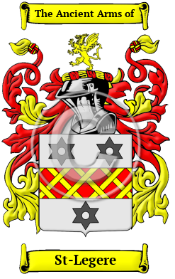St-Legere Family Crest Download (JPG) Heritage Series - 300 DPI