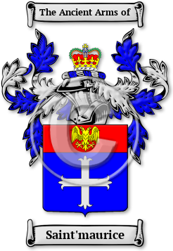 Saint'maurice Family Crest Download (JPG) Legacy Series - 600 DPI