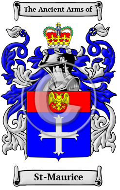 St-Maurice Family Crest Download (JPG) Heritage Series - 300 DPI