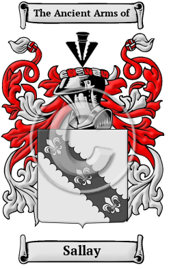 Sallay Family Crest/Coat of Arms