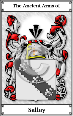 Sallay Family Crest Download (JPG)  Book Plated - 150 DPI