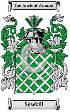 Sawkill Family Crest/Coat of Arms