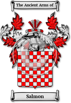 Salmon Family Crest Download (JPG) Legacy Series - 600 DPI