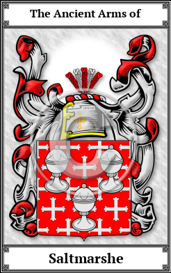 Saltmarshe Family Crest Download (JPG) Book Plated - 600 DPI