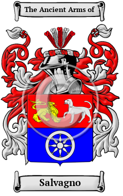 Salvagno Family Crest/Coat of Arms