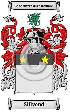 Sillvend Family Crest/Coat of Arms