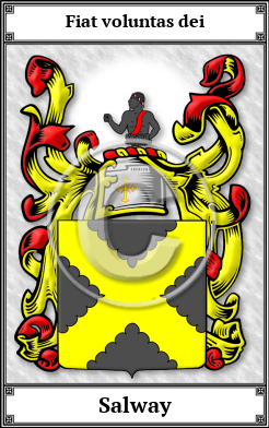Salway Family Crest Download (JPG)  Book Plated - 150 DPI
