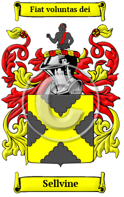 Sellvine Family Crest/Coat of Arms