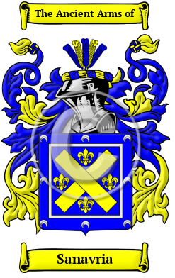 Sanavria Family Crest/Coat of Arms