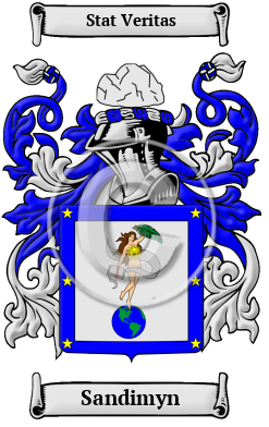Sandimyn Family Crest/Coat of Arms