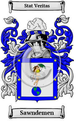 Sawndemen Family Crest/Coat of Arms