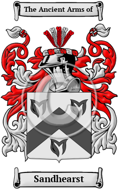 Sandhearst Family Crest/Coat of Arms
