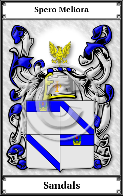 Sandals Family Crest Download (JPG)  Book Plated - 150 DPI