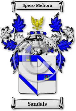 Sandals Family Crest Download (jpg) Legacy Series - 150 DPI