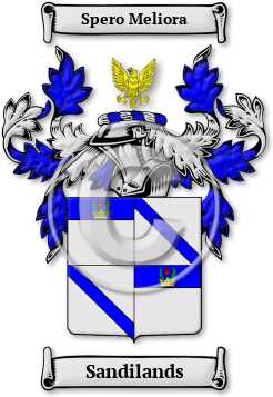 Sandilands Family Crest Download (jpg) Legacy Series - 150 DPI