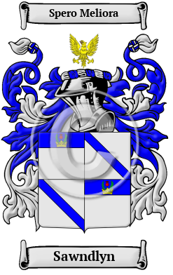 Sawndlyn Family Crest/Coat of Arms
