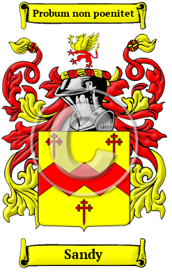 Sandy Family Crest/Coat of Arms