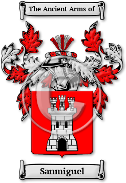 Sanmiguel Family Crest Download (JPG) Legacy Series - 600 DPI