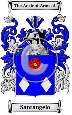 Santangelo Family Crest/Coat of Arms