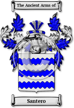 Santero Family Crest Download (jpg) Legacy Series - 150 DPI