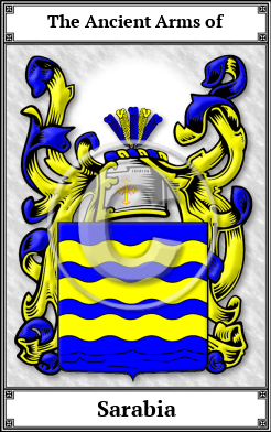 Sarabia Family Crest Download (JPG) Book Plated - 600 DPI