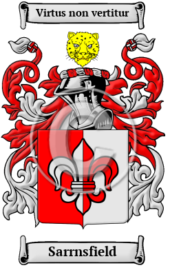 Sarrnsfield Family Crest/Coat of Arms