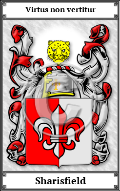 Sharisfield Family Crest Download (JPG) Book Plated - 300 DPI