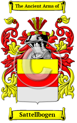 Sattellbogen Family Crest/Coat of Arms