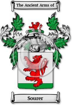 Sourer Family Crest Download (JPG) Legacy Series - 300 DPI